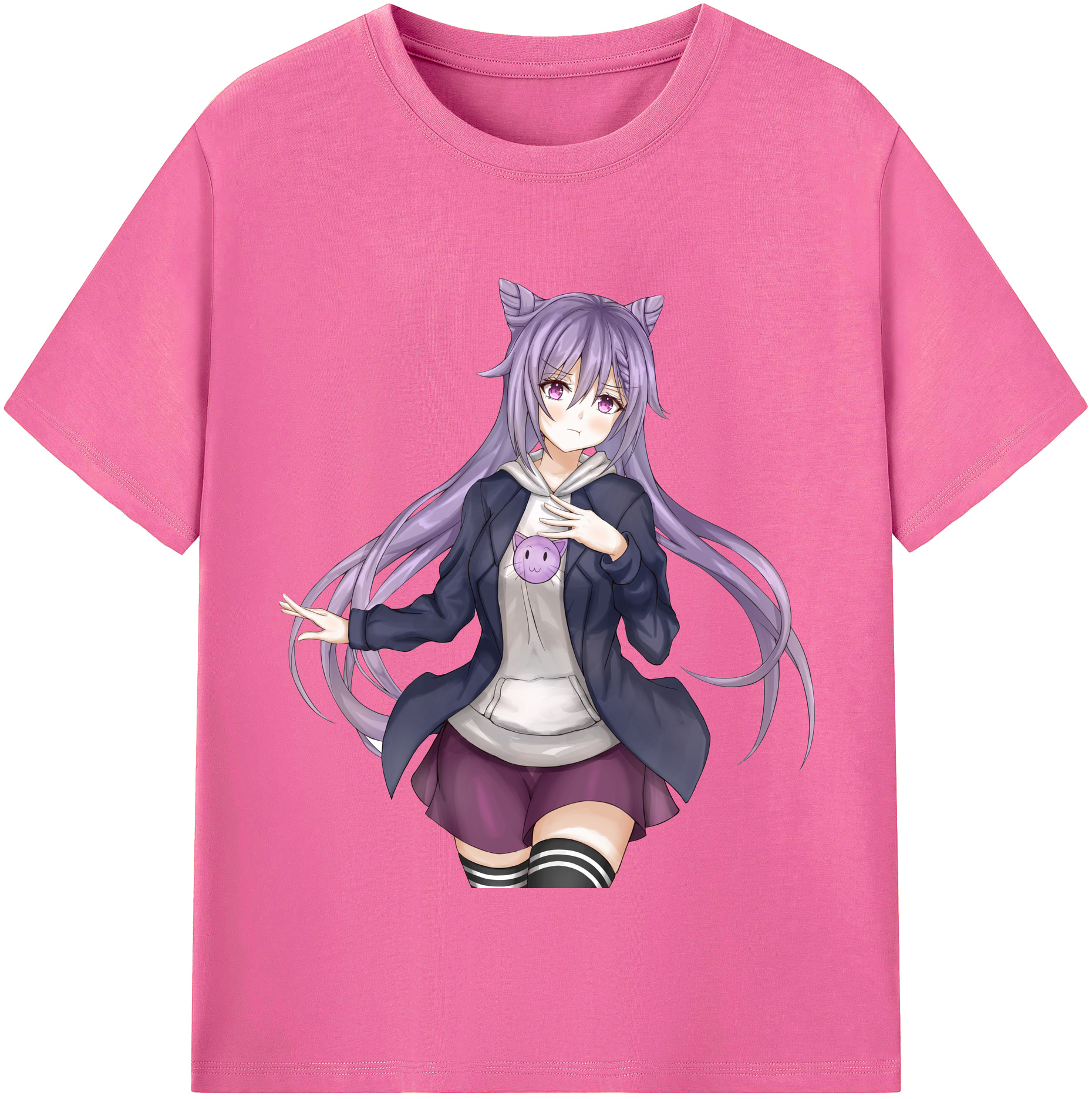 げんし神 刻晴 こくせい genshin Kokusei レディースカジュアルプリントTシャツ（綿100％）